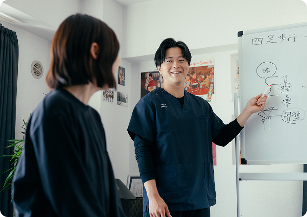 分析・評価の様子