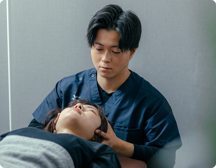 施術の様子