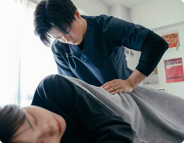施術の様子